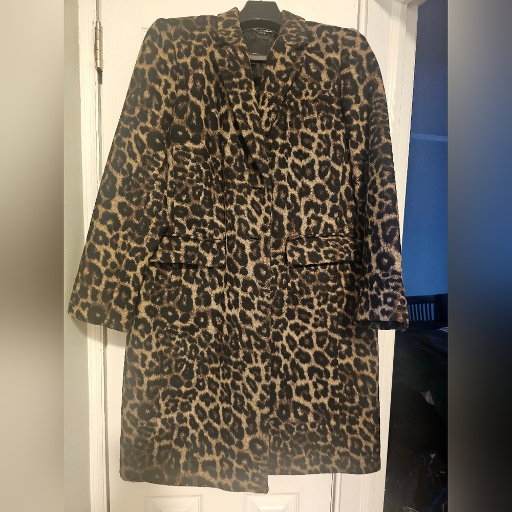 Banana Republic Leopard Coat
